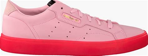 adidas sleek roze rood dames